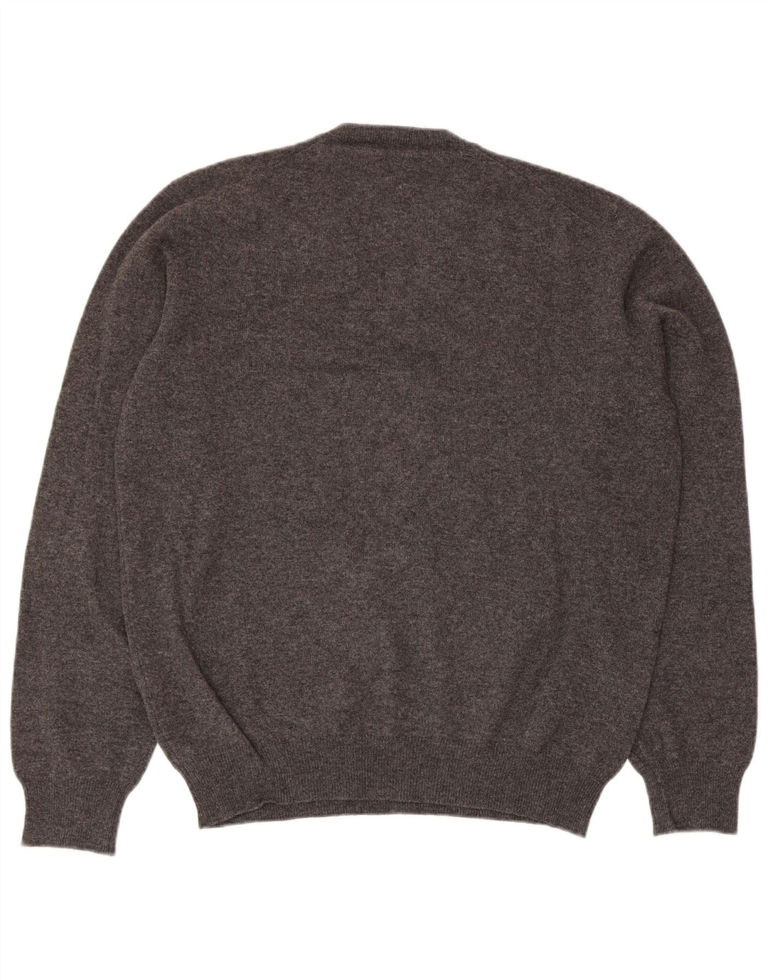 CONRAD HASSELBACH SHOES&GARMENT Maglione da uomo con scollo a V grigio medio