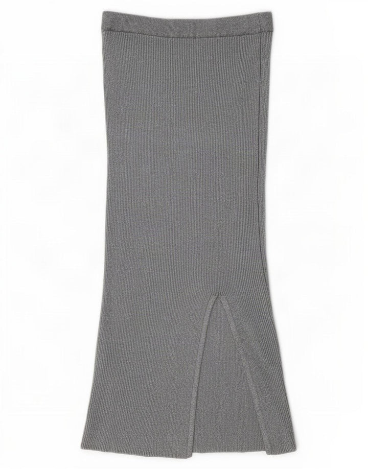 Gonna lunga Zara da donna media W28 L34 viscosa grigia