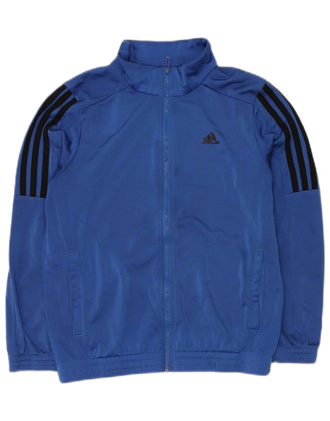 Giacca top della tuta da ragazzo ADIDAS 11-12 anni in poliestere blu