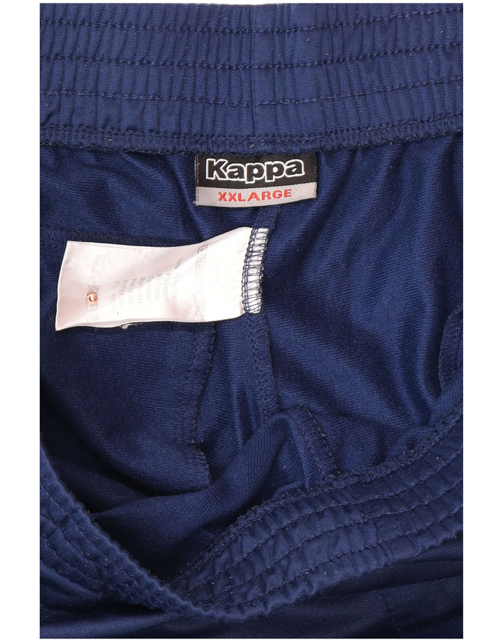 Pantaloni da tuta con grafica KAPPA da uomo 2XL Poliestere color block blu navy