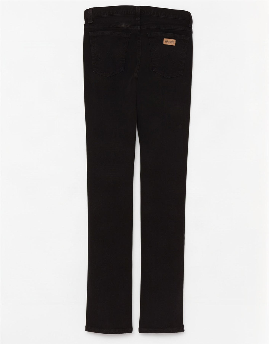 Jeans dritti slim da uomo Wrangler W32 L32 cotone nero