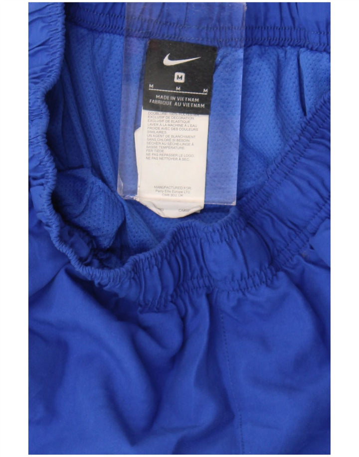 Pantaloncini sportivi Nike da uomo in poliestere blu medio
