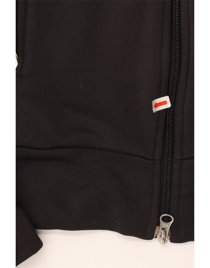 Giacca da tuta da donna ADIDAS UK 12 Medium Black Colourblock