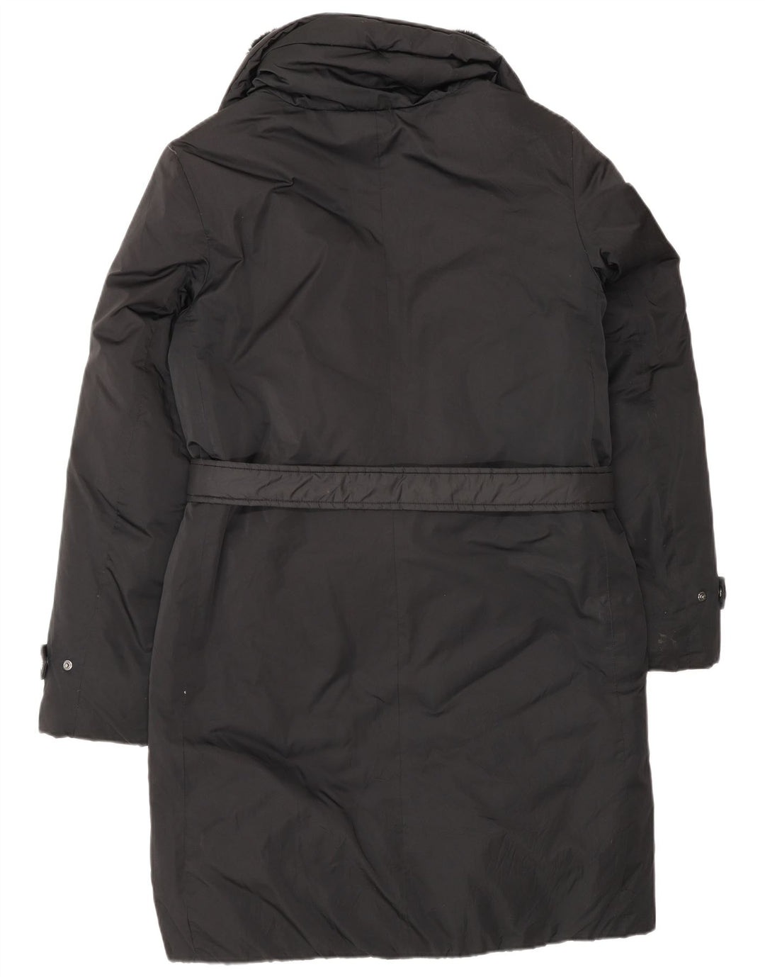 Cappotto imbottito da donna Zara UK 14 Poliestere color block medio nero