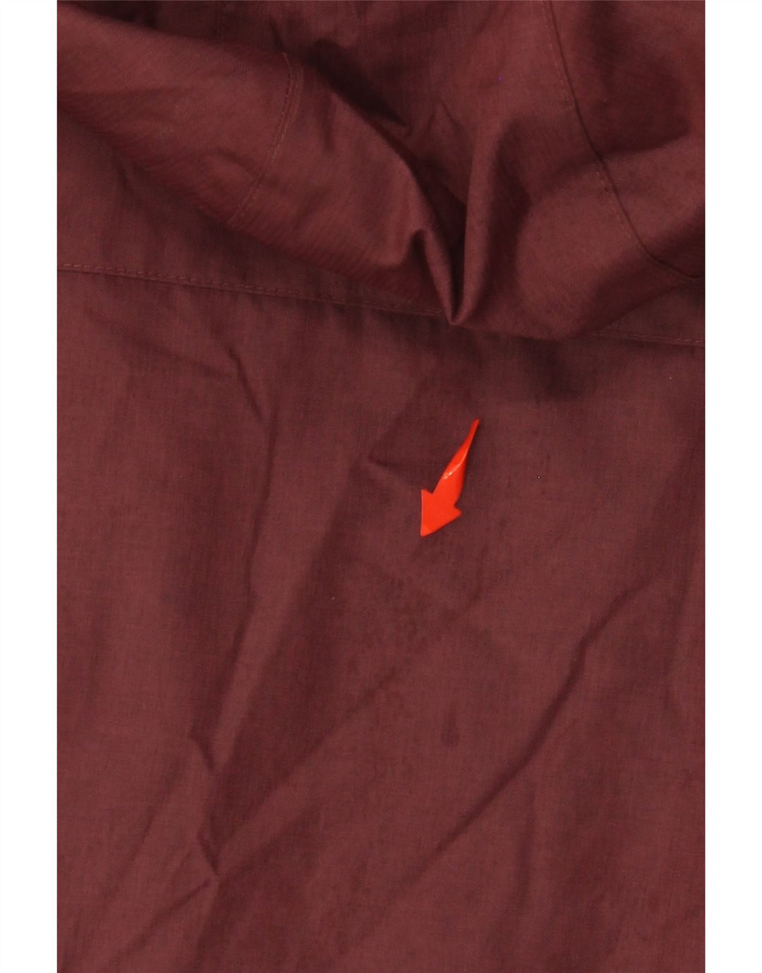 Giacca a vento oversize con cappuccio da donna COLUMBIA UK 10 piccola Borgogna