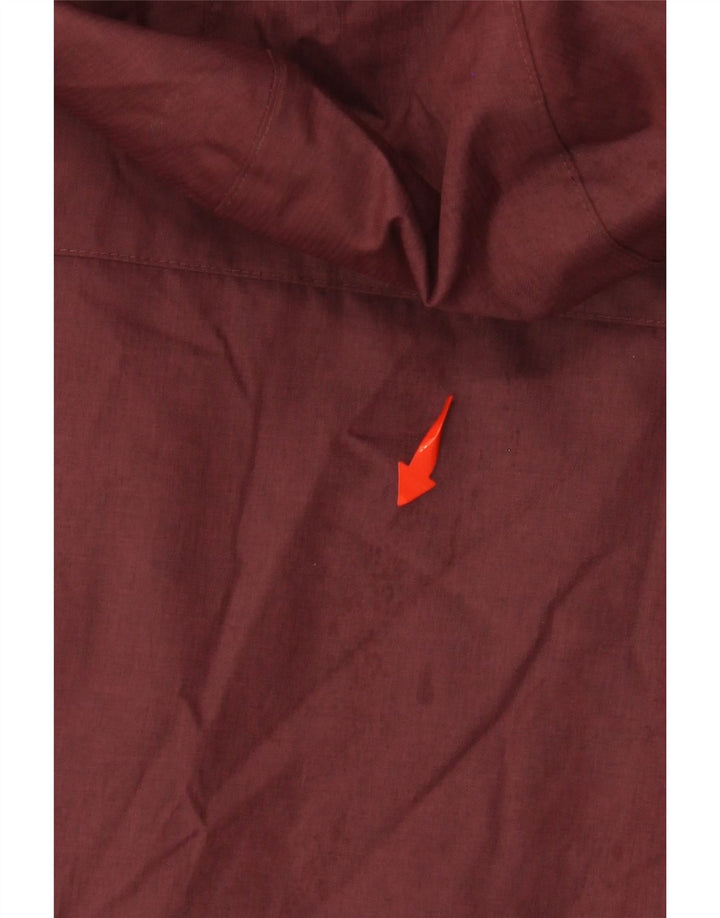 Giacca a vento oversize con cappuccio da donna COLUMBIA UK 10 piccola Borgogna