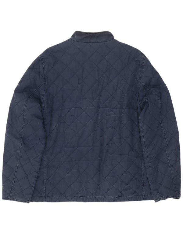 Giacca trapuntata da uomo Jack Wills UK 42 XL Cotone blu navy
