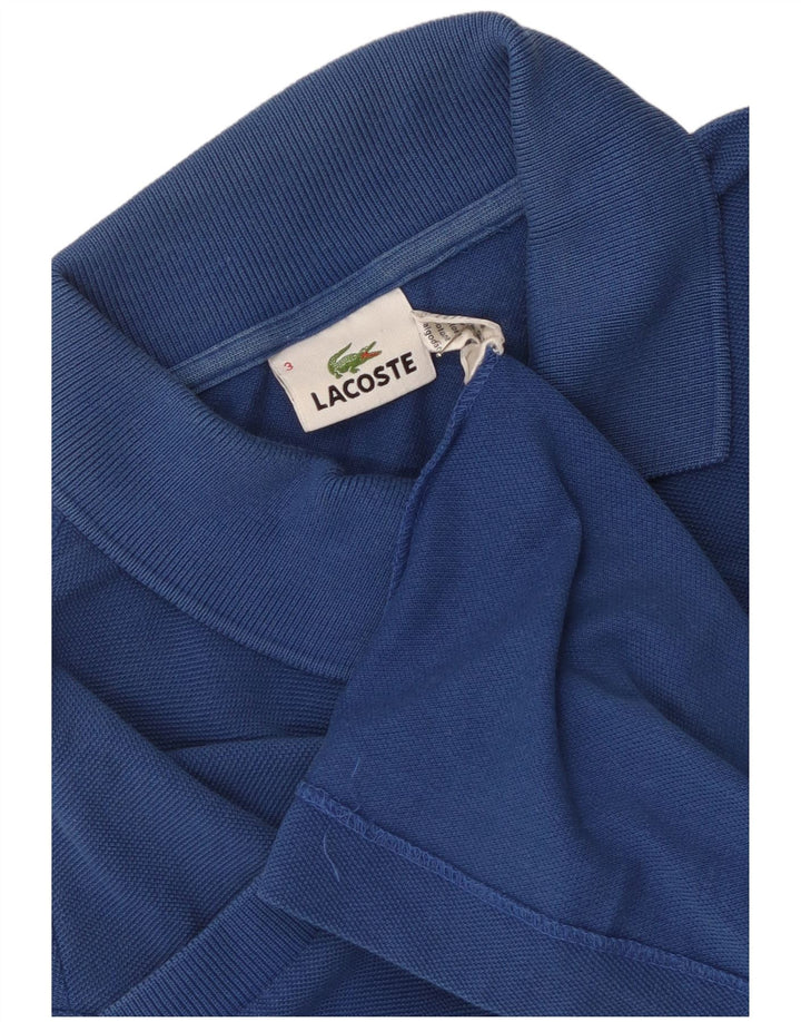 Polo da uomo Lacoste taglia 3 piccola in cotone blu