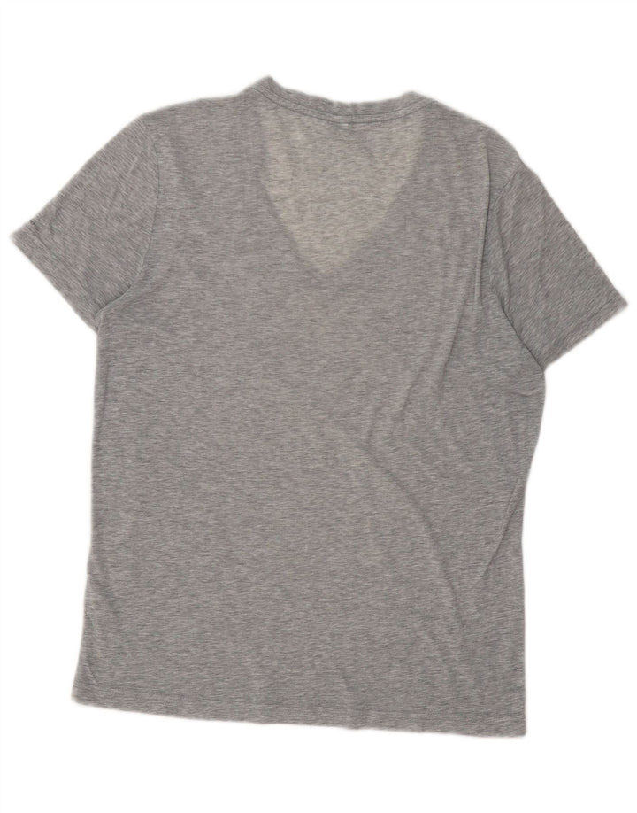 T-shirt da uomo G-Star Top in cotone mélange grigio medio