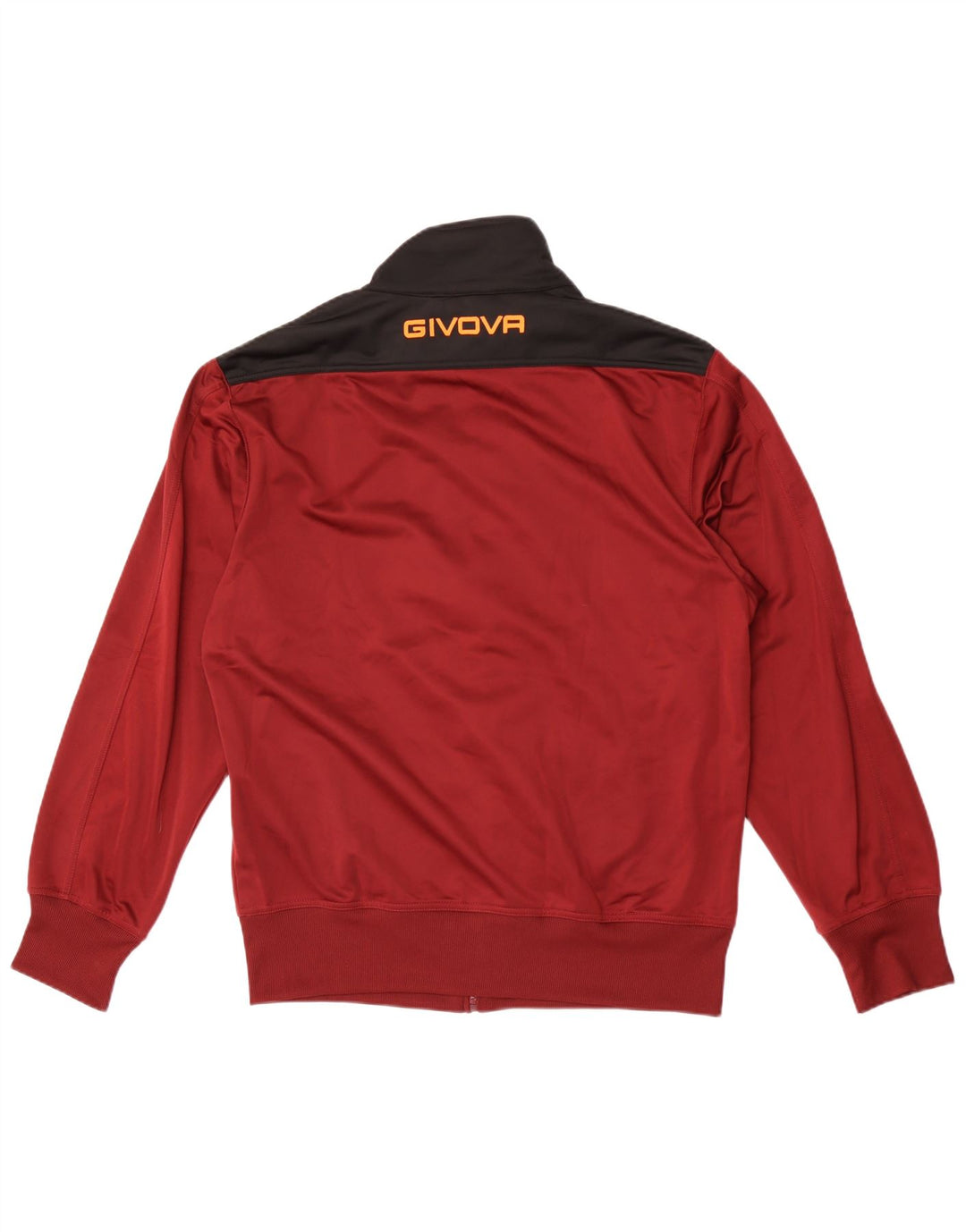 Giacca da ginnastica da uomo con grafica Givova XL Poliestere color block bordeaux