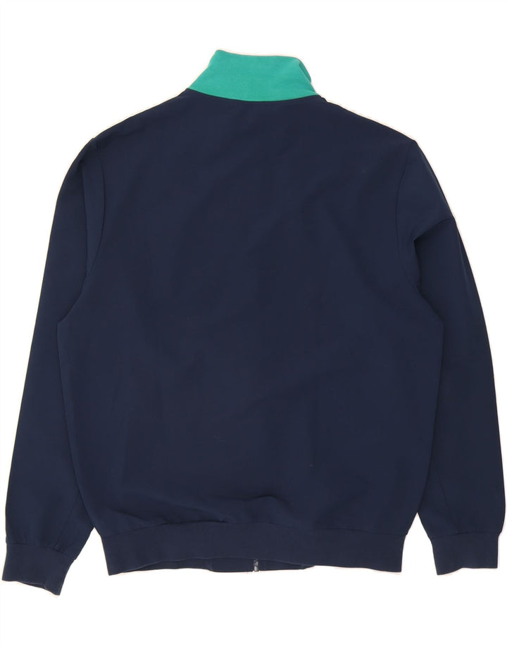 ARENA Mens Tracksuit Top Jacket Medium Navy Blue Colourblock Polyester Vintage Arena and Second-Hand Arena from Messina Hembry 