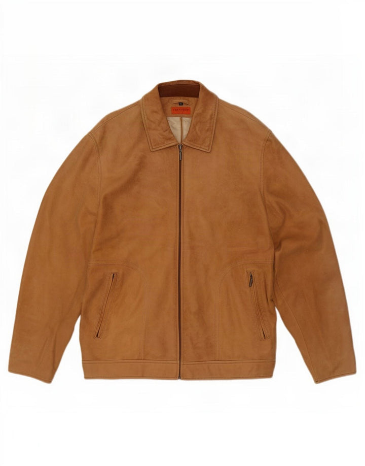 Giacca in pelle da uomo Chevirex IT 56 3XL Marrone