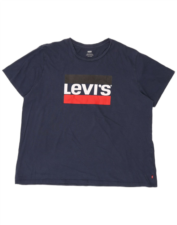 T-shirt grafica da uomo Levi's Top 2XL Blu navy
