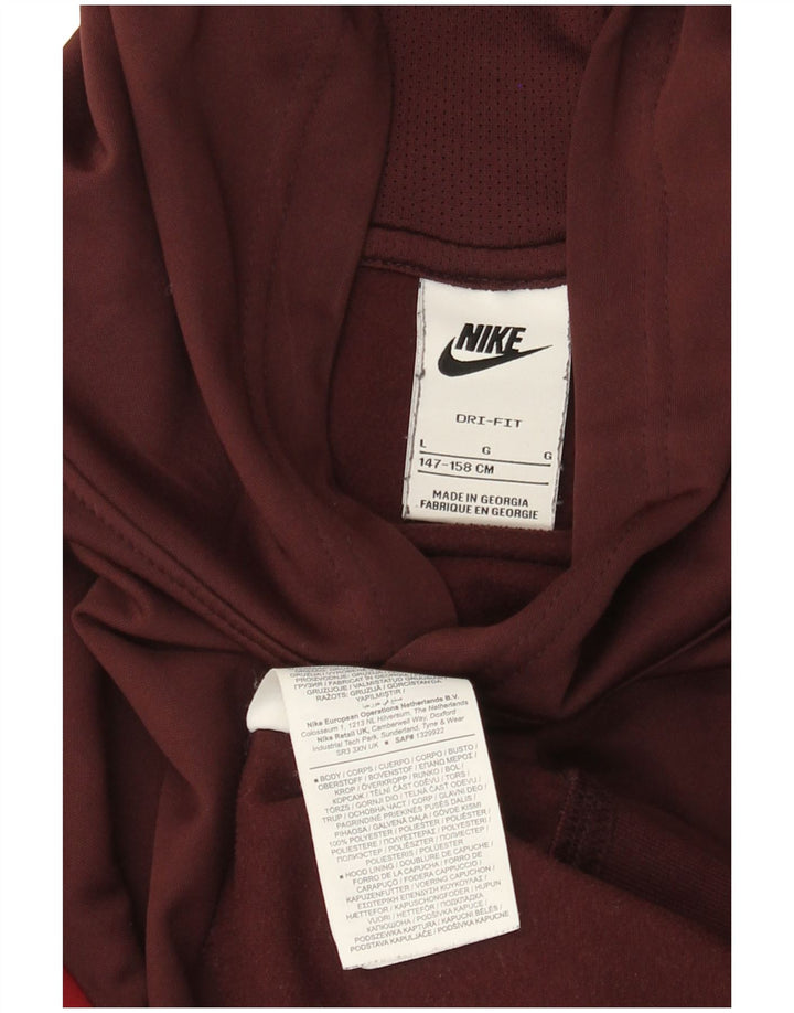 Felpa con cappuccio grafica NIKE per ragazzi 12-13 anni Large color bordeaux