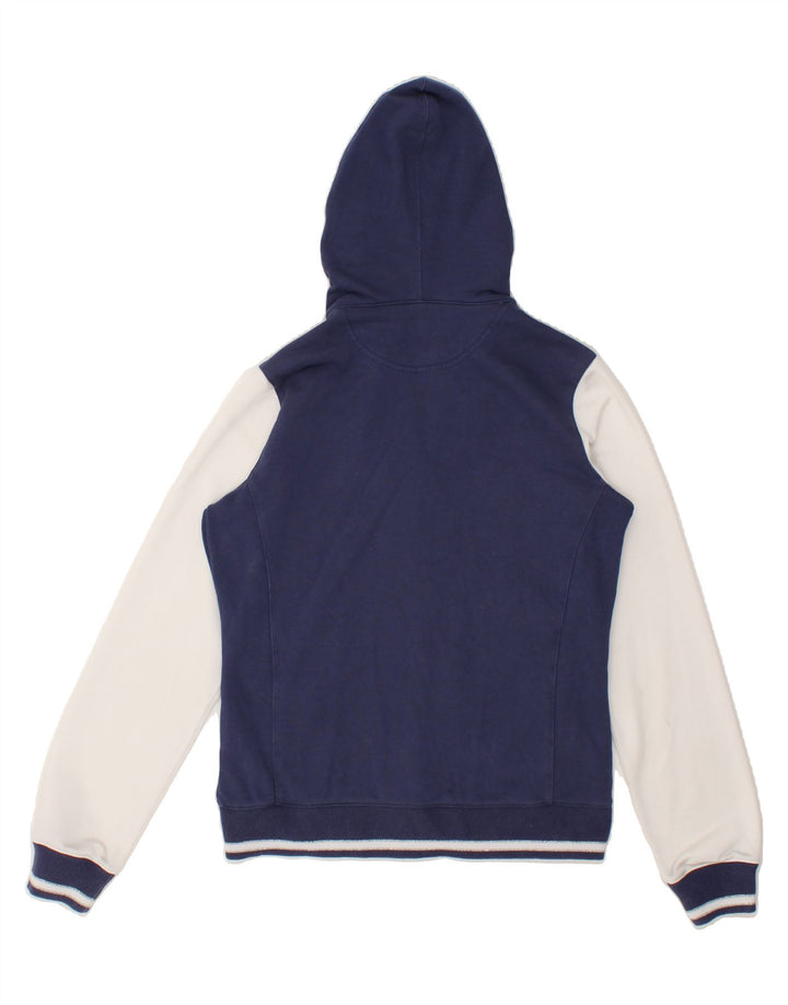 CHAMPION Womens Heritage Fit Varsity Jacket UK 14 Medium Navy Blue Vintage Champion and Second-Hand Champion from Messina Hembry 