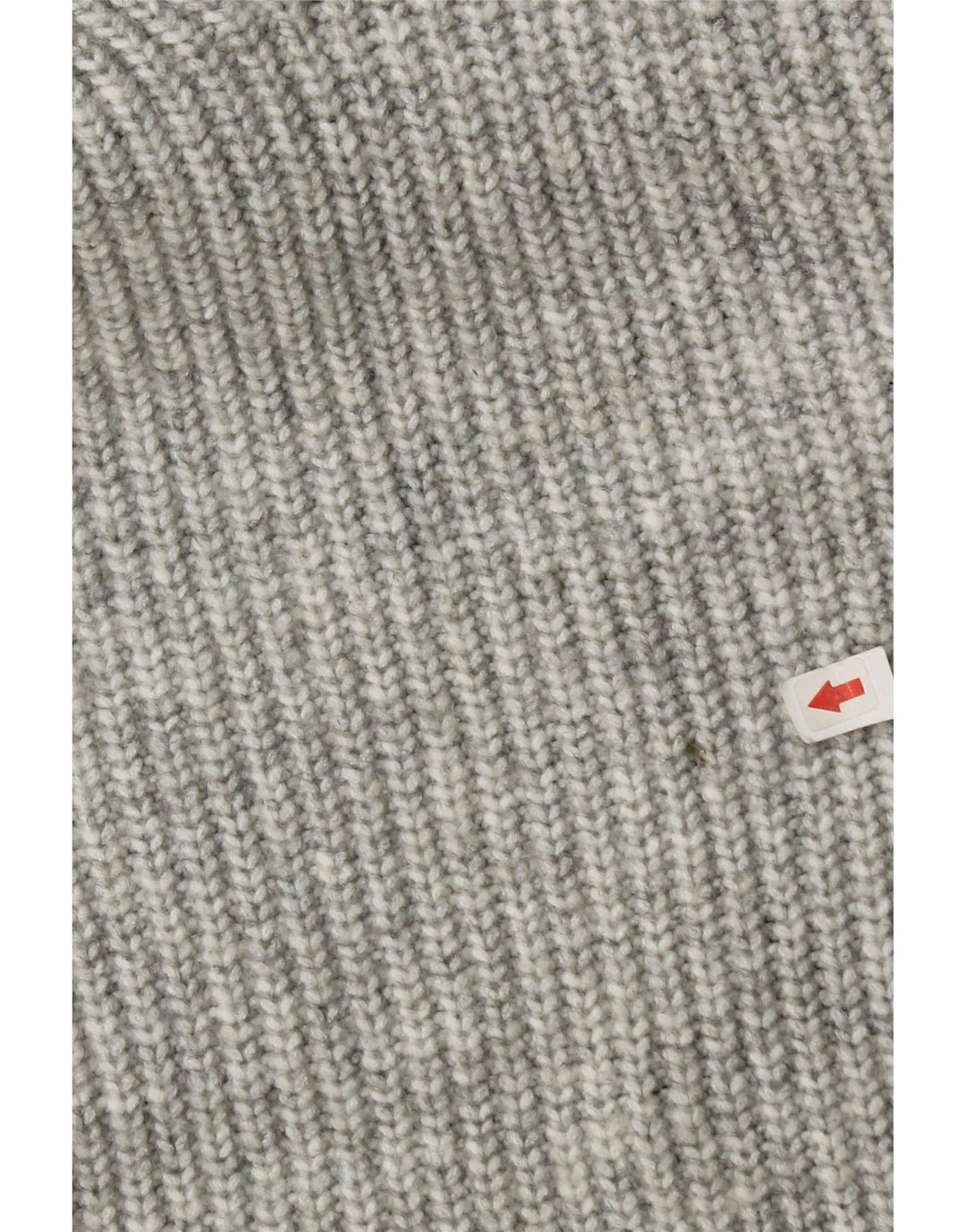 Maglione con scollo a V da donna Marks & Spencer UK 14 Poliestere grigio medio