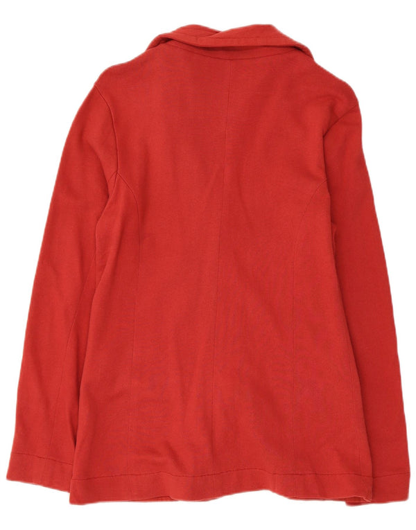 Giacca blazer da donna a 3 bottoni KAPPA UK 10 piccola rossa in cotone