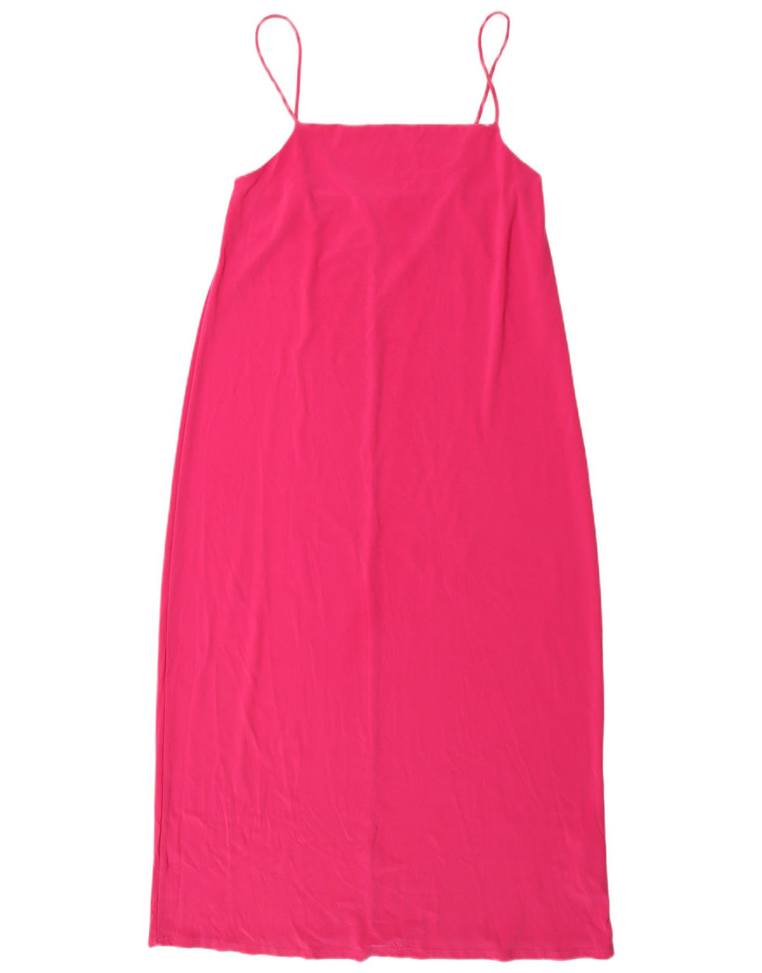 Abito sottoveste da donna Zara UK 14 Poliestere rosa medio