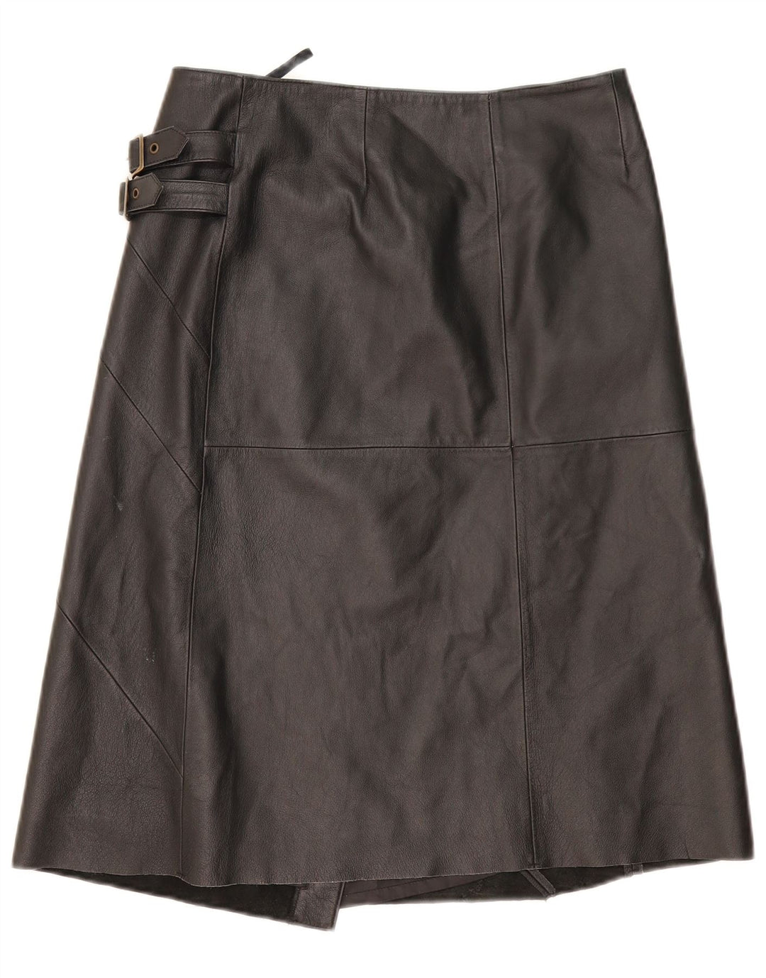 Vero Moda Gonna avvolgente in pelle da donna EU 38 Media W30 Nero