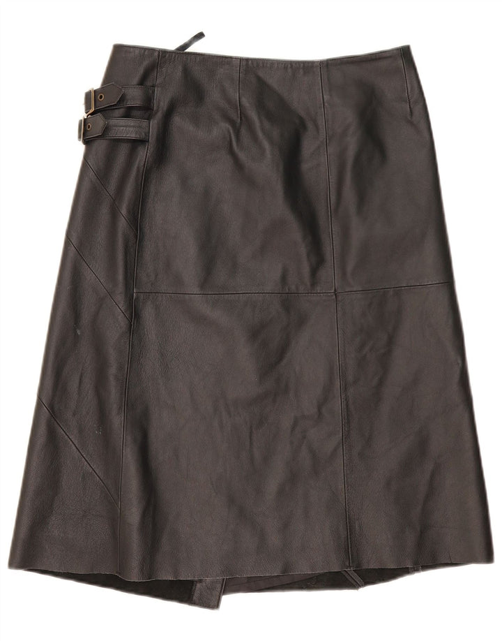 Vero Moda Gonna avvolgente in pelle da donna EU 38 Media W30 Nero