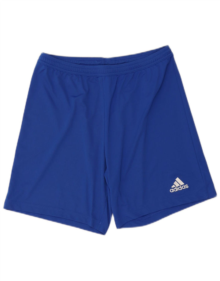 Pantaloncini sportivi ADIDAS Aeroready da uomo, grandi, in poliestere blu