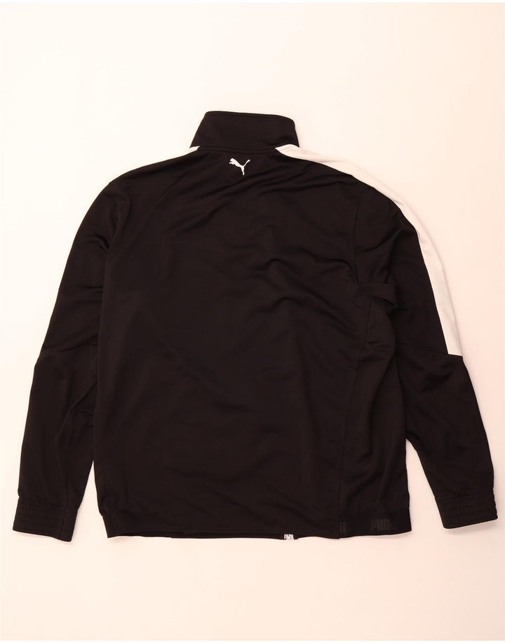 Giacca da tuta da uomo Puma 2XL Poliestere color block nero