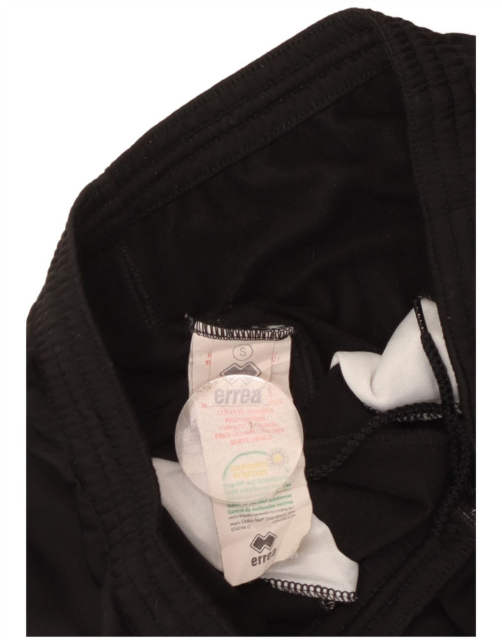 Errea Pantaloni da tuta da uomo Joggers piccoli in poliestere nero