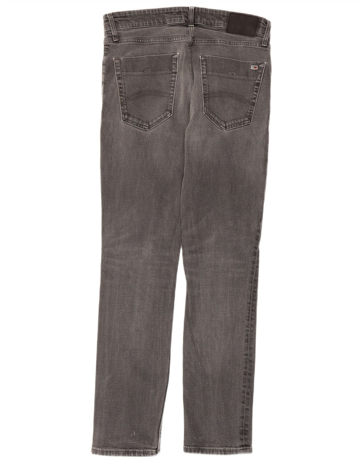 TOMMY HILFIGER Jeans slim Scanton da uomo W32 L30 cotone grigio