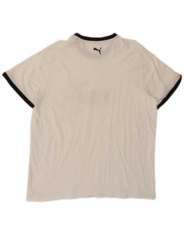 Maglietta grafica da uomo Puma Top 2XL Bianca