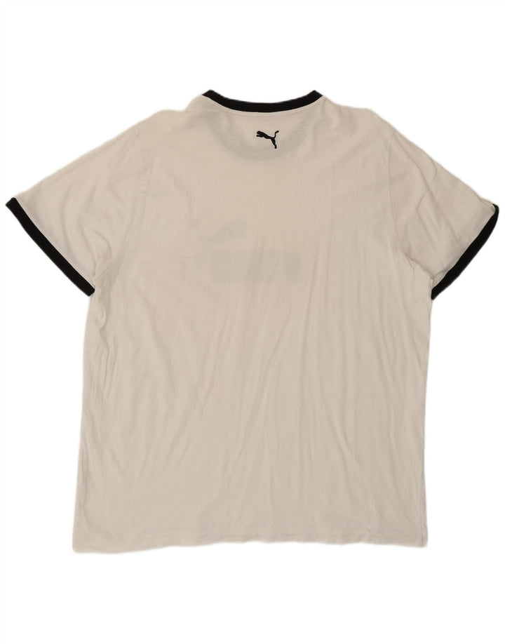 Maglietta grafica da uomo Puma Top 2XL Bianca