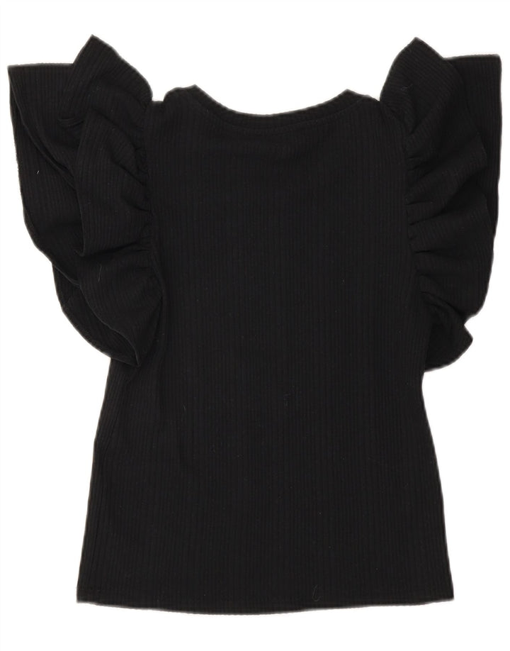 Top corto in camicetta corta da donna Zara UK 10 piccolo nero