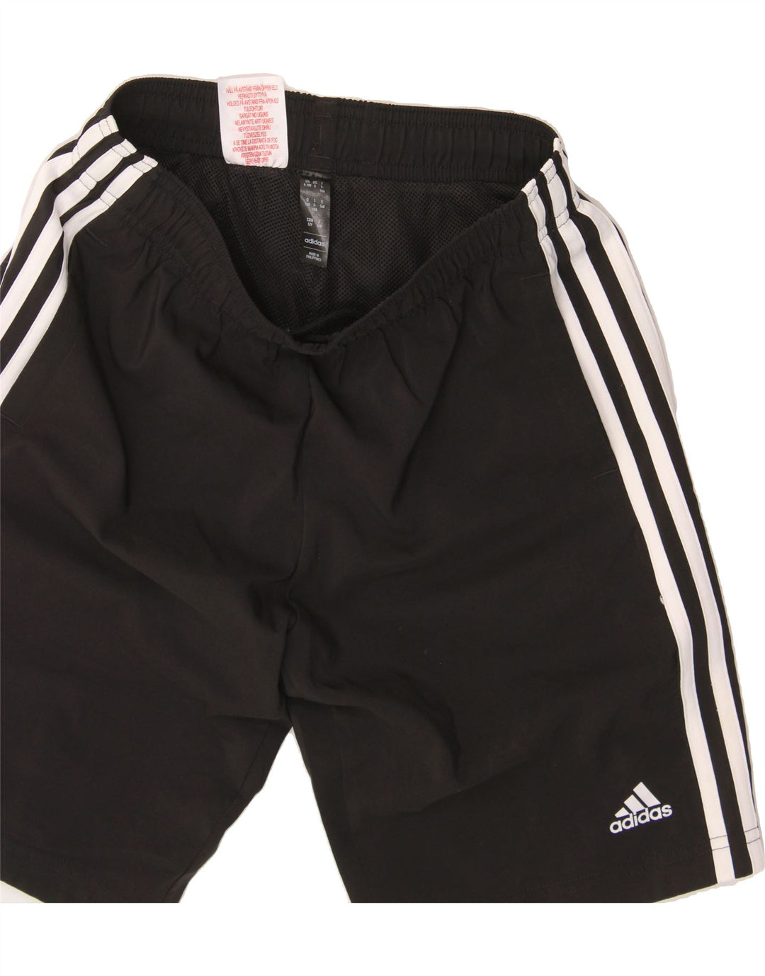 ADIDAS Boys Sport Shorts 9-10 Years Black Polyester Vintage Adidas and Second-Hand Adidas from Messina Hembry 