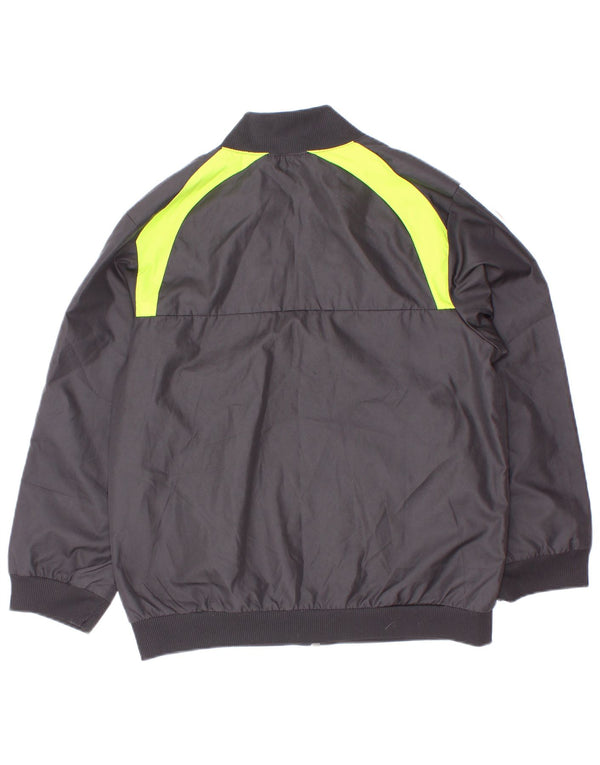 Giacca da tuta da ragazzo Adidas 5-6 anni in poliestere color block nero
