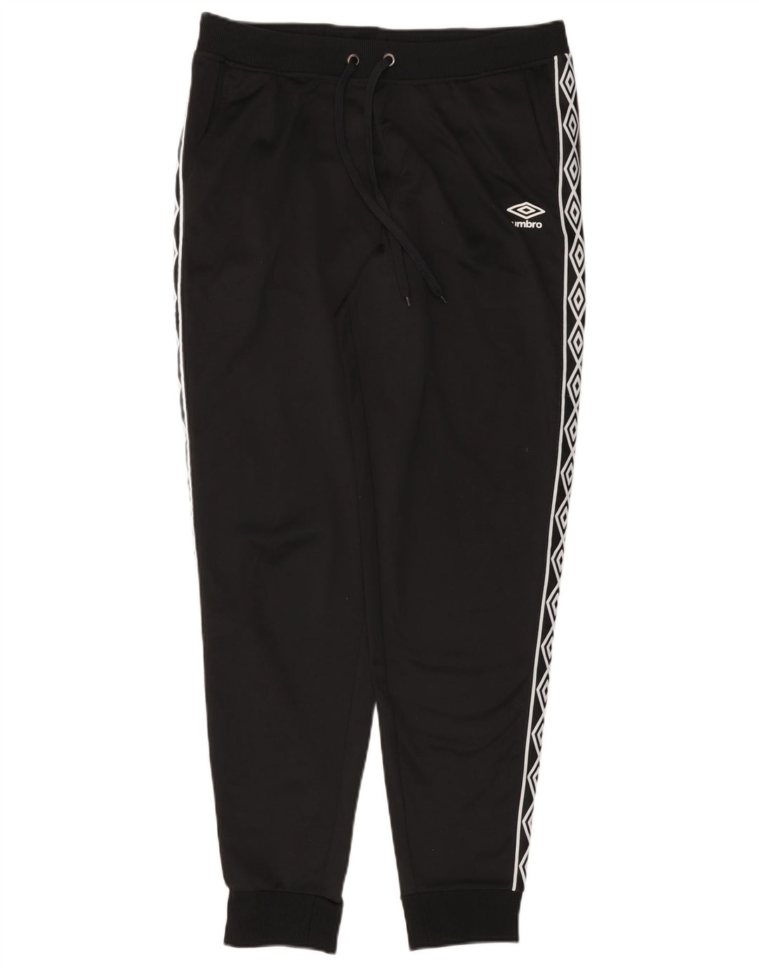UMBRO Pantaloni da tuta con grafica da uomo Joggers Large Poliestere nero