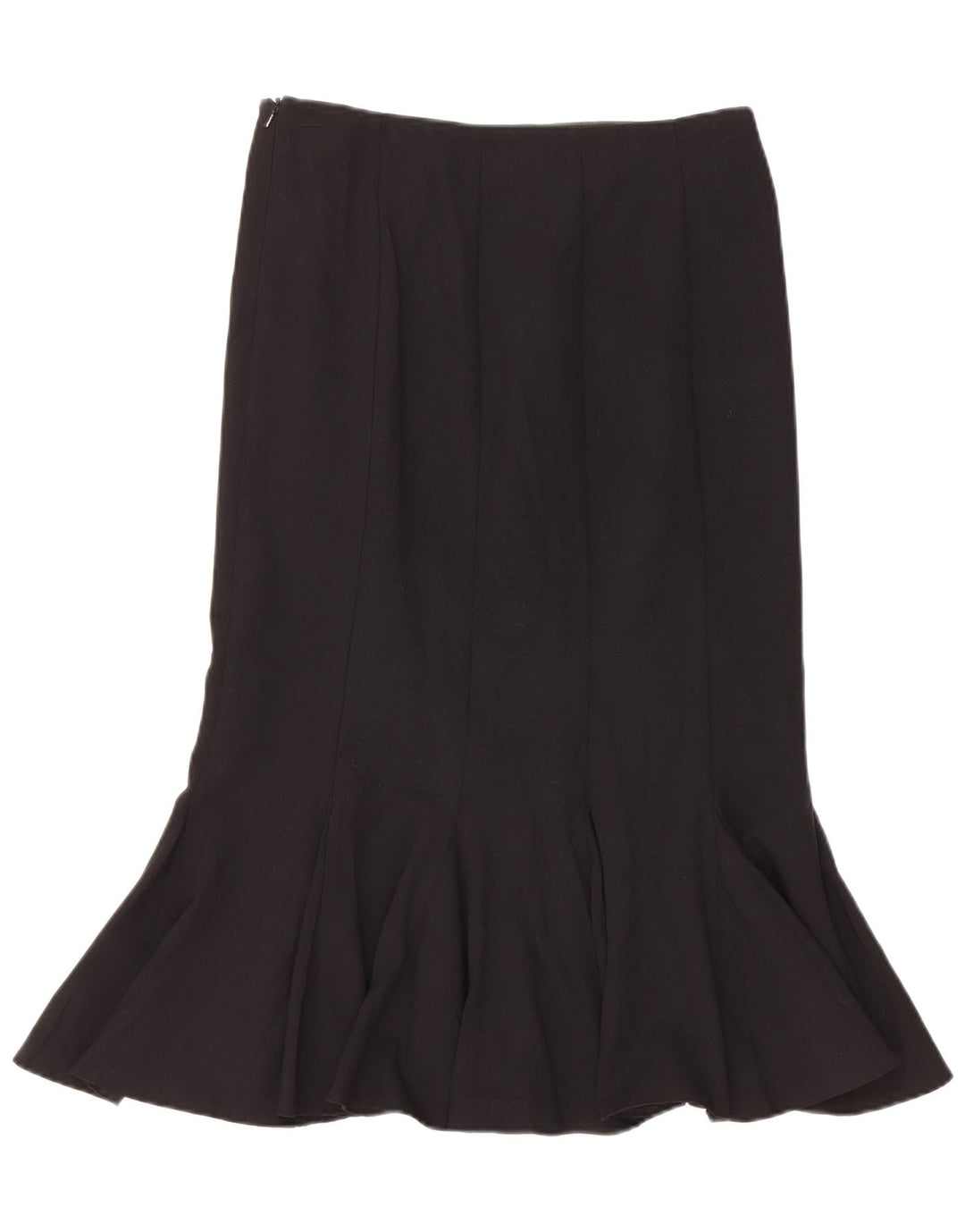 Gonna a sirena da donna Marks & Spencer UK 10 piccola W30 poliestere nero