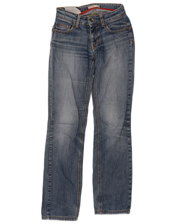 Jeans Dritti Donna Liu Jo W26 L30 Cotone Blu