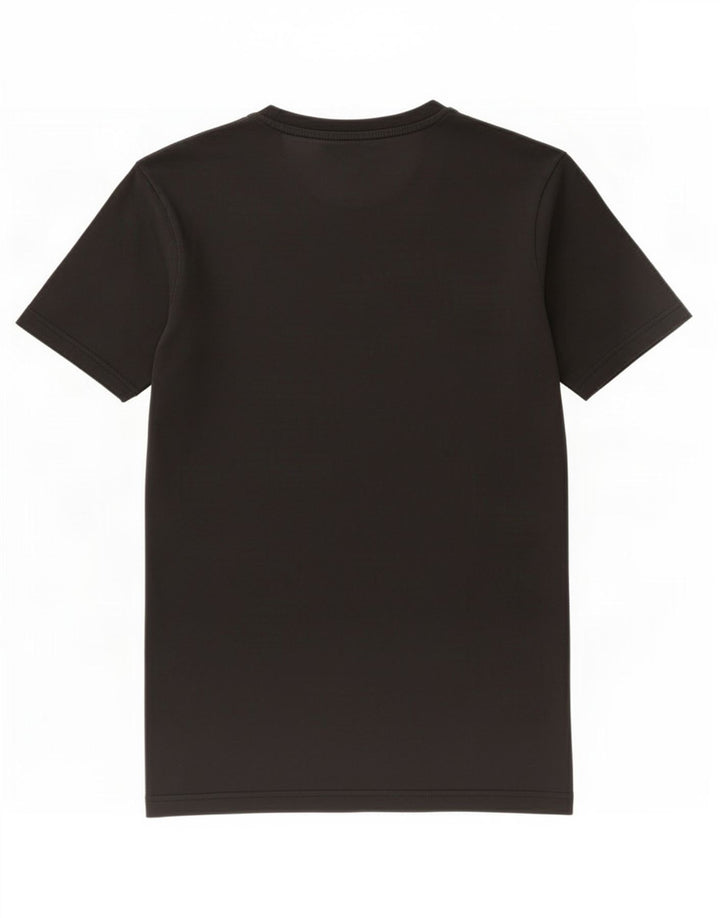 T-shirt grafica da uomo Puma Top in cotone nero medio