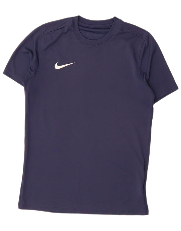 T-shirt Nike Dri Fit da uomo, media, in poliestere blu navy medio