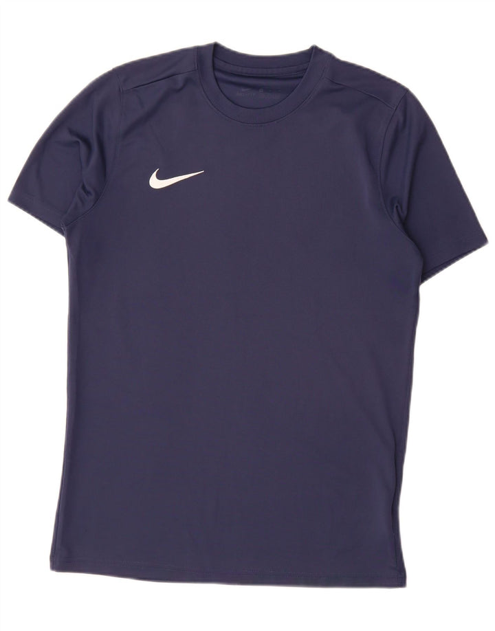 T-shirt Nike Dri Fit da uomo, media, in poliestere blu navy medio
