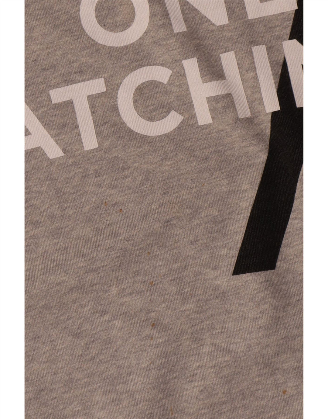 Felpa con grafica Zara da uomo, maglione XL, cotone grigio
