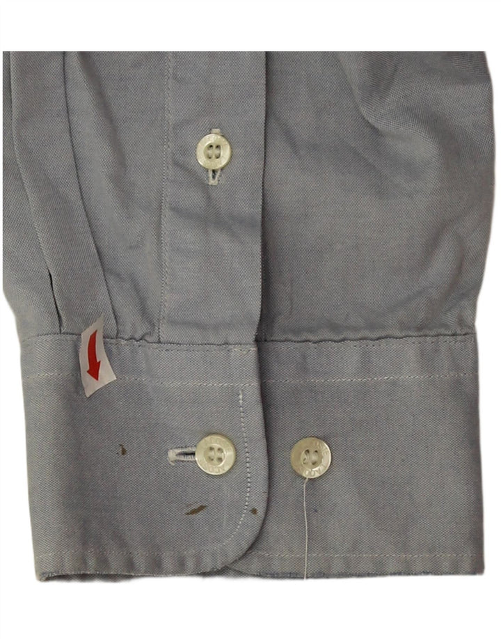 Camicia da uomo Lacoste taglia 44 XL cotone blu