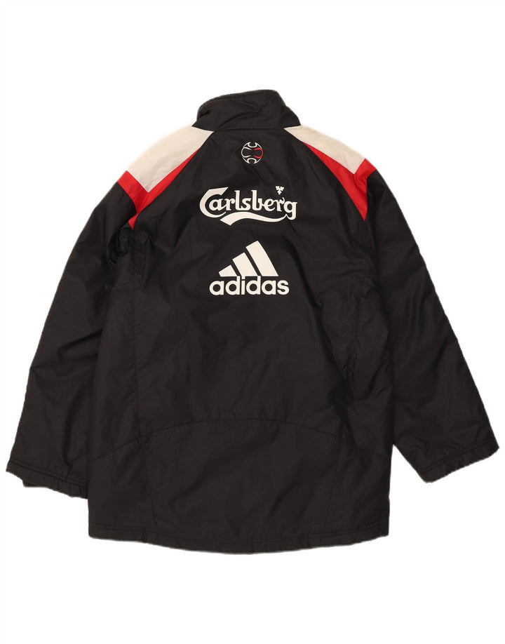Giacca imbottita grafica Adidas da ragazzo 11-12 anni in nylon color block nero