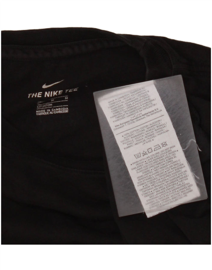 T-shirt grafica NIKE da ragazzo, 10-11 anni, cotone nero medio