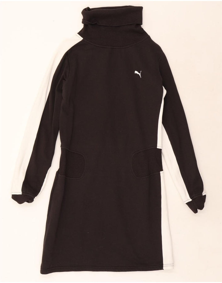 Abito maglione da donna Puma con collo alto UK 14 Medium Black Colourblock