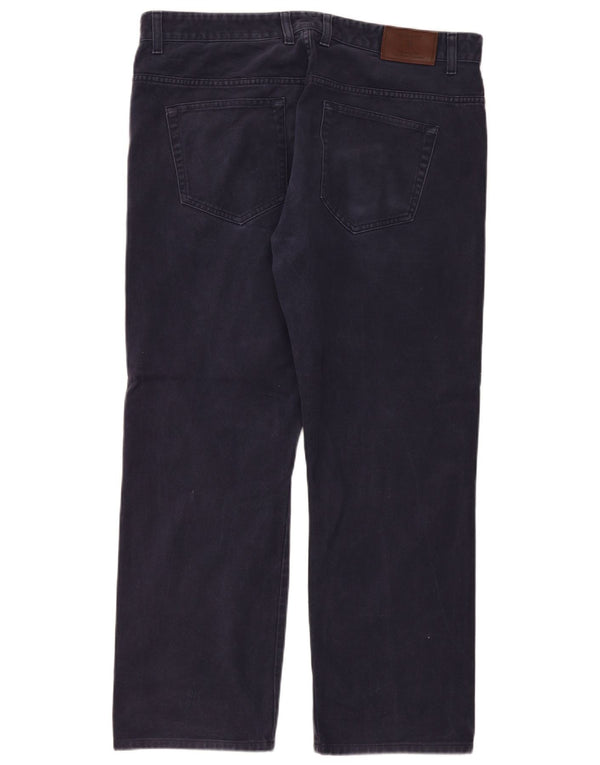 Gant Jeans dritti da uomo Jason vestibilità regolare W38 L32 cotone blu navy