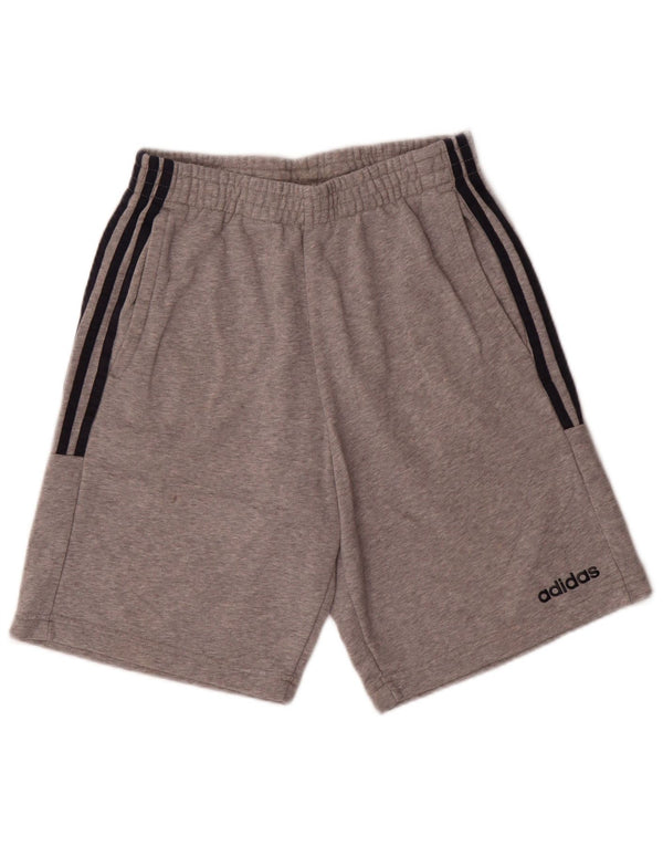 ADIDAS Mens Sport Shorts Small  Grey Cotton