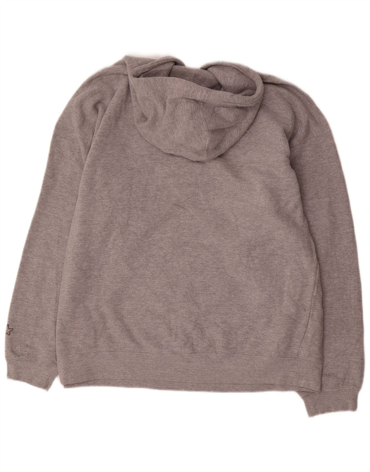 Maglione con cappuccio grafico Marshall Thundering Herd da uomo Starter 2XL cotone grigio