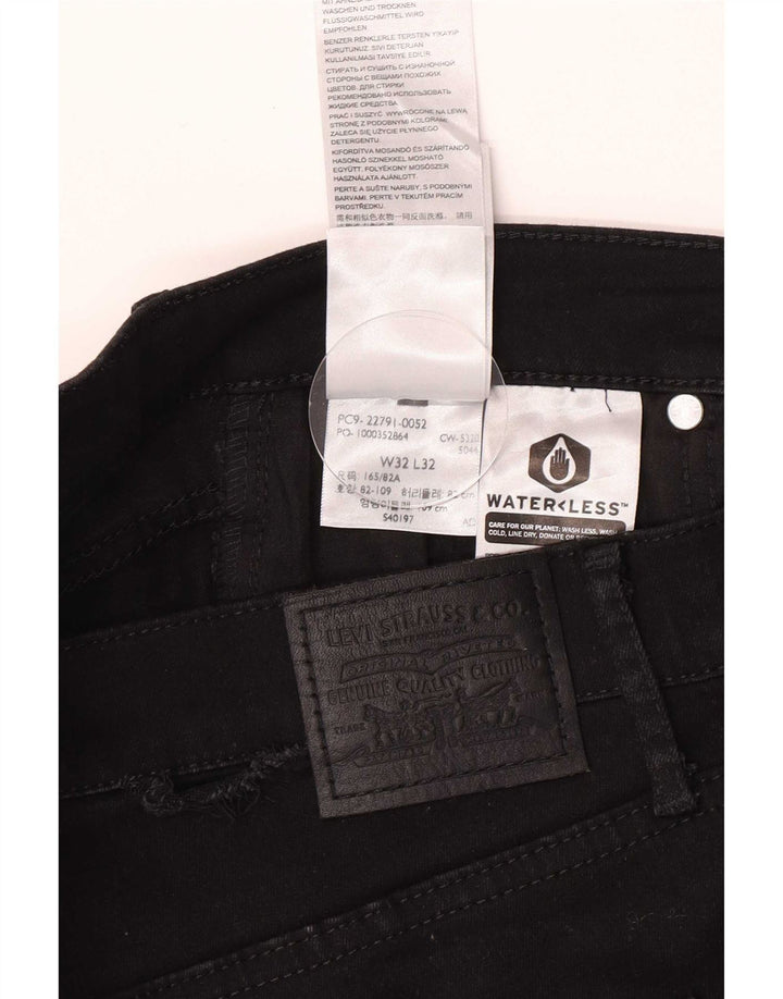 Jeans Jeggings da donna Levi's W32 L32 cotone nero