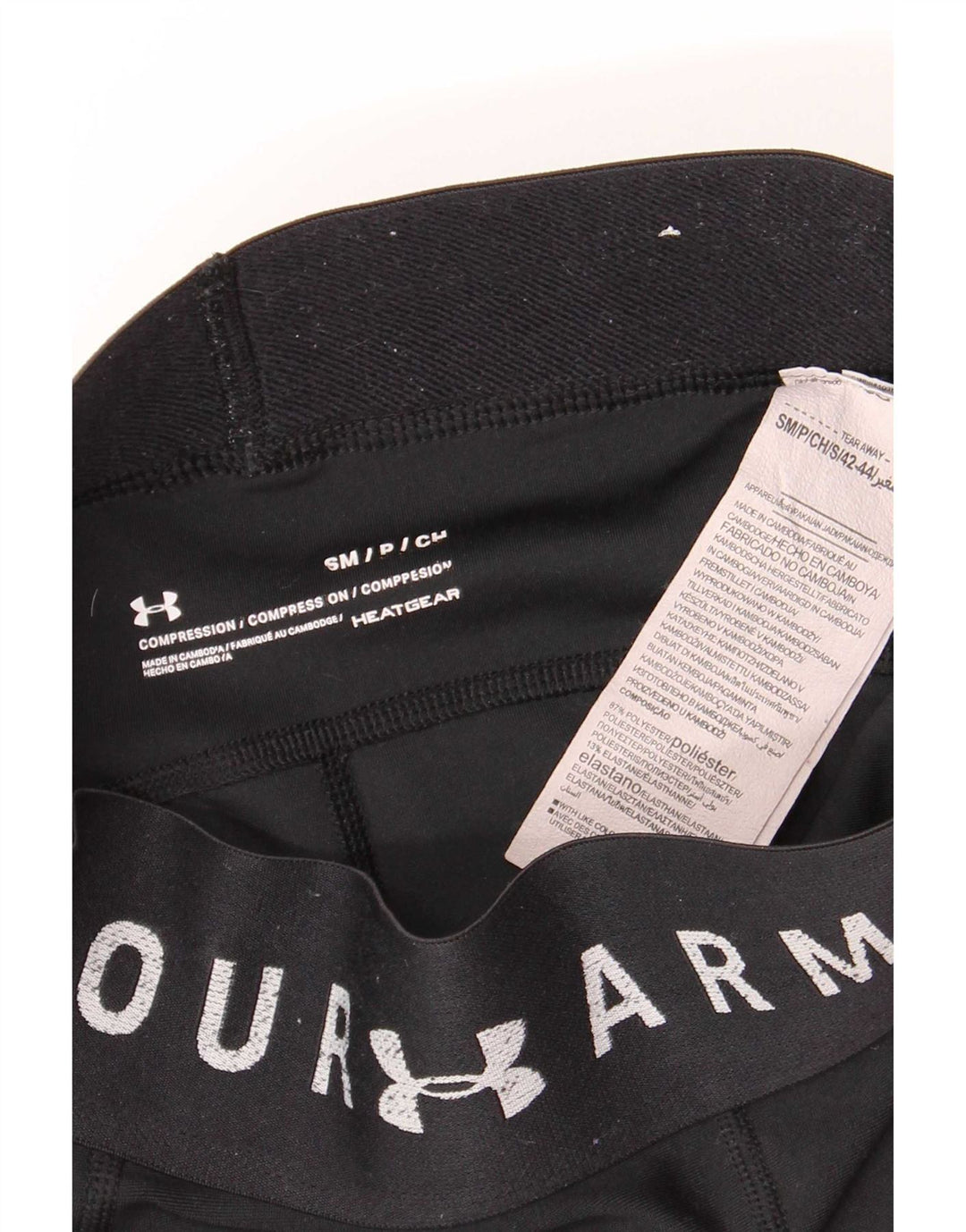 Leggings grafici a compressione da donna Under Armour UK 10 Small Black Sports