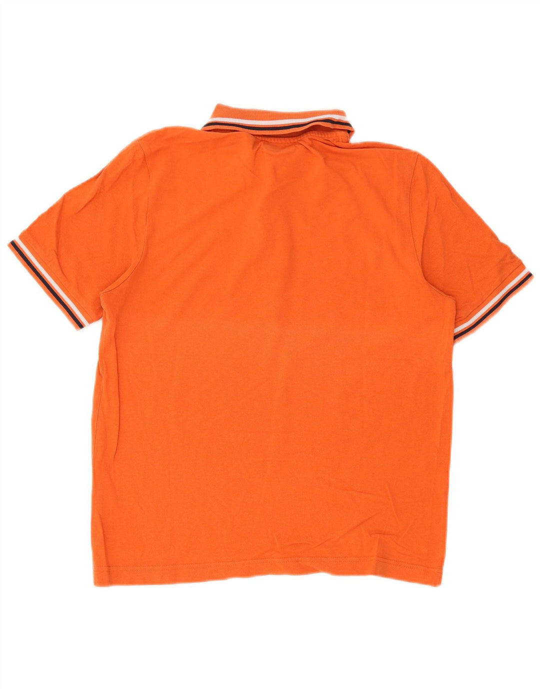 Polo da uomo KAPPA in cotone arancione medio